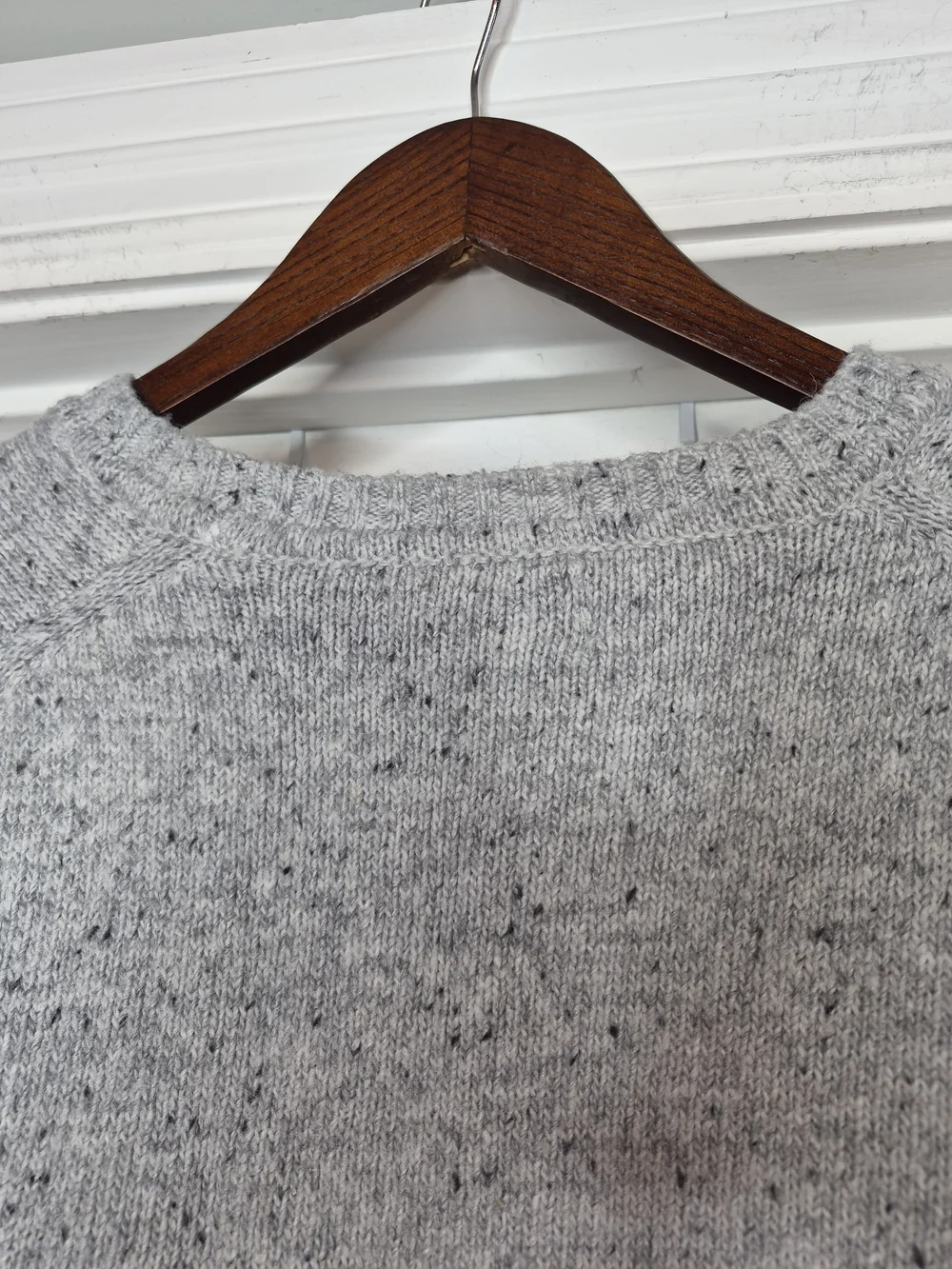 American Eagle Crewneck Sweater in Light Gray XXXL